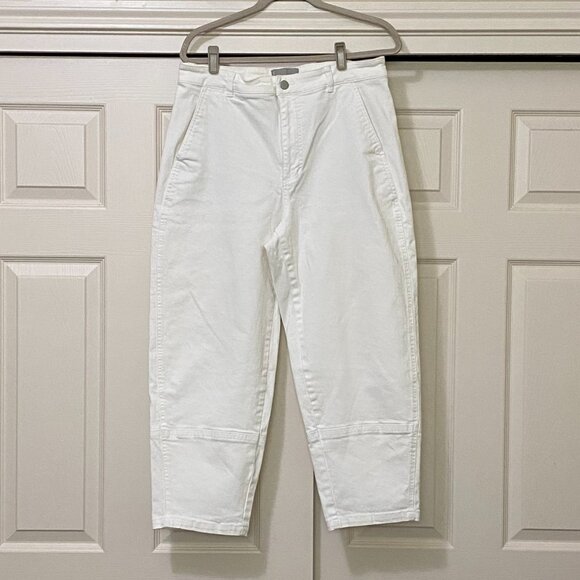 Everlane The Utility Barrel Pant in Bone - Size 14 - Picture 2 of 12